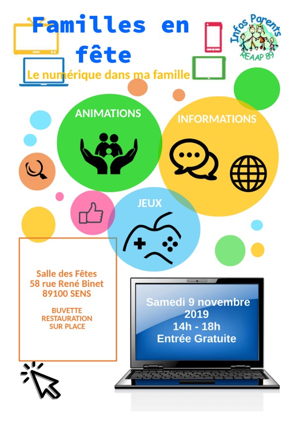 Affiche famille en fête 1