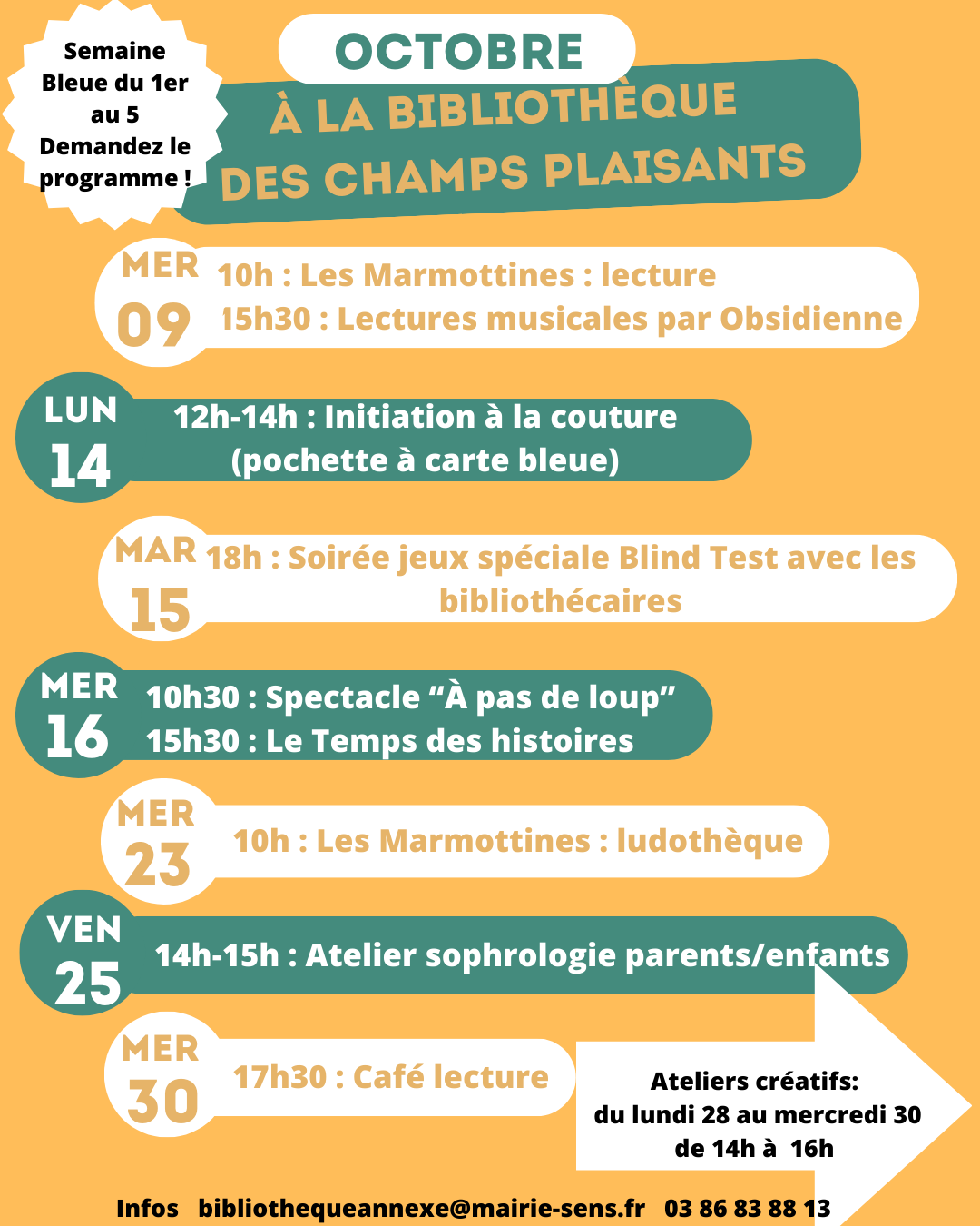 programmation dOctobre