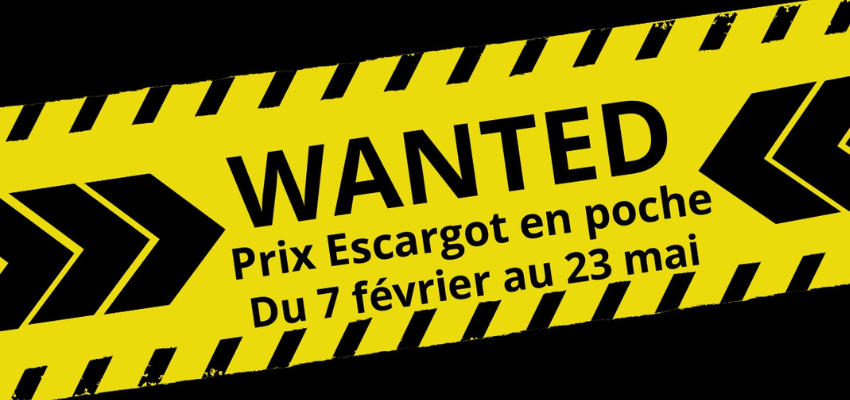 Bannière du prix Escargot en poche, roman policier