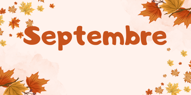Bannière du mois de septembre